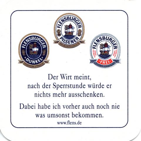 flensburg fl-sh flens spruch 4fbg 1b (quad185-der wirt meint)